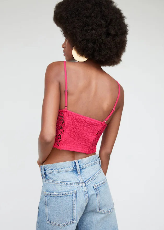 Crochet crop top