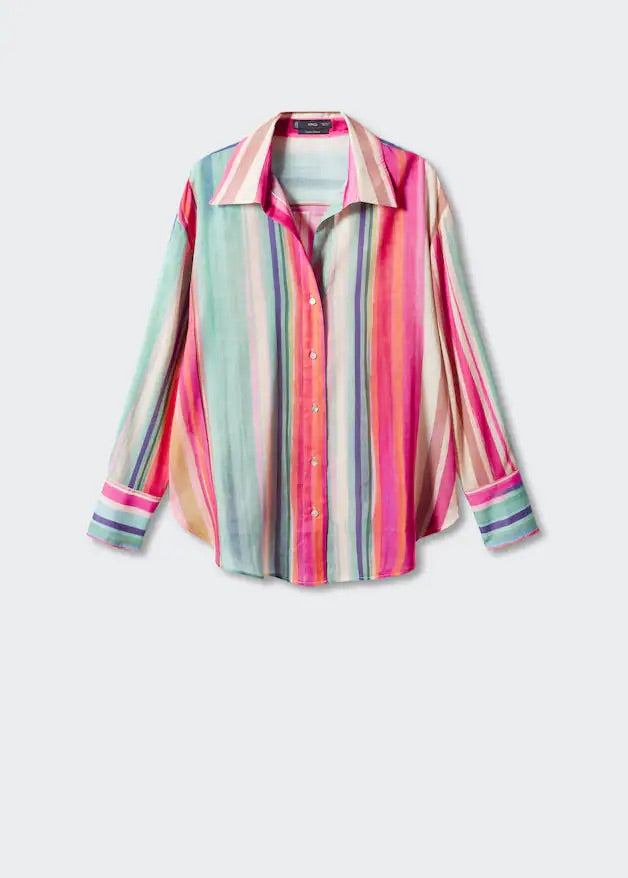 Multicolour striped shirt