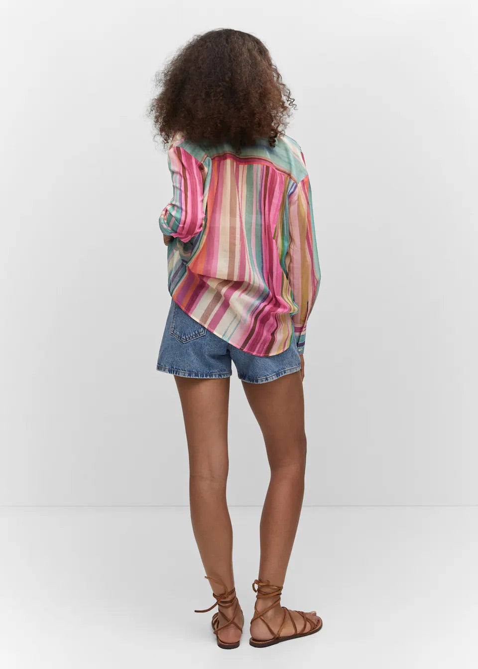 Multicolour striped shirt