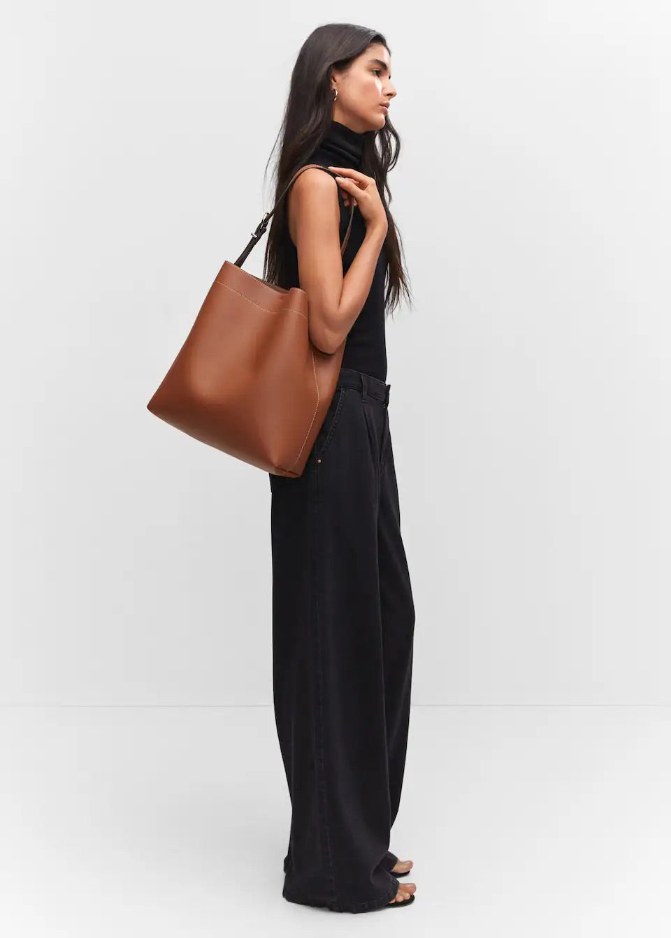 Short handle shopper bag