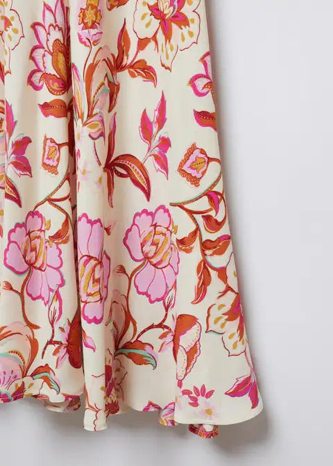 Floral long skirt