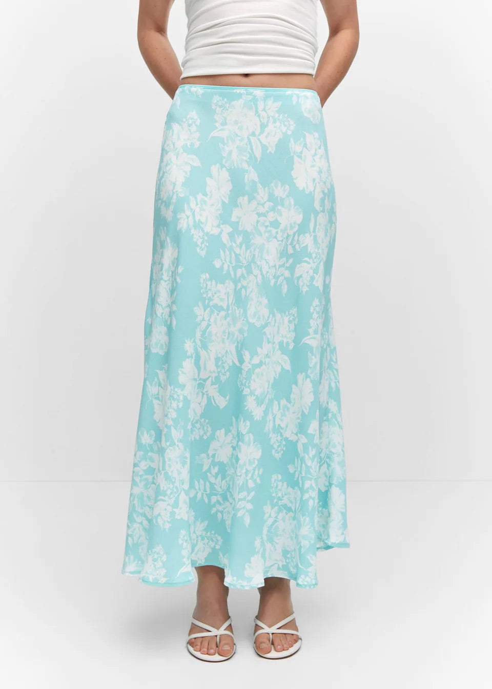 Floral long skirt