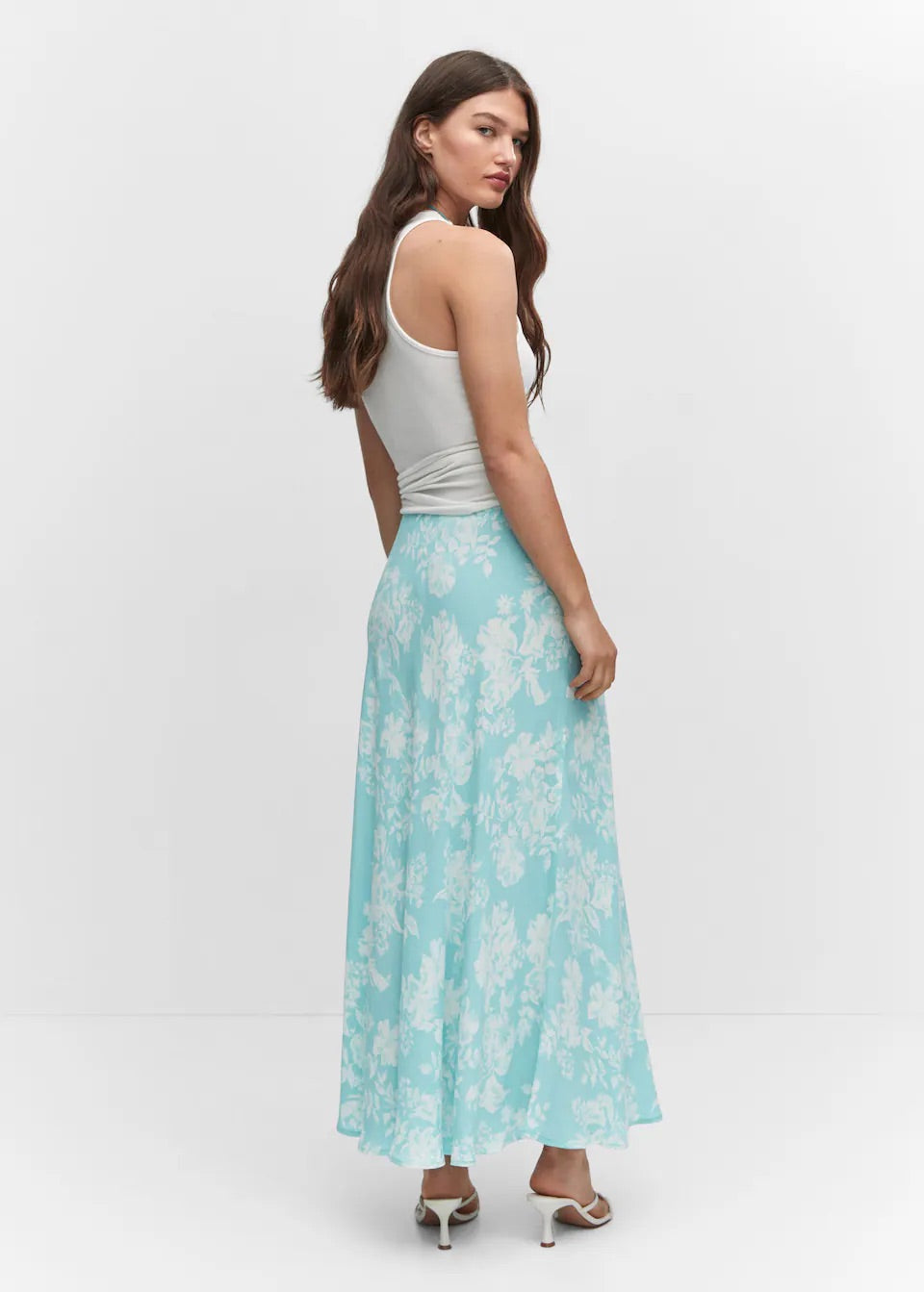 Floral long skirt