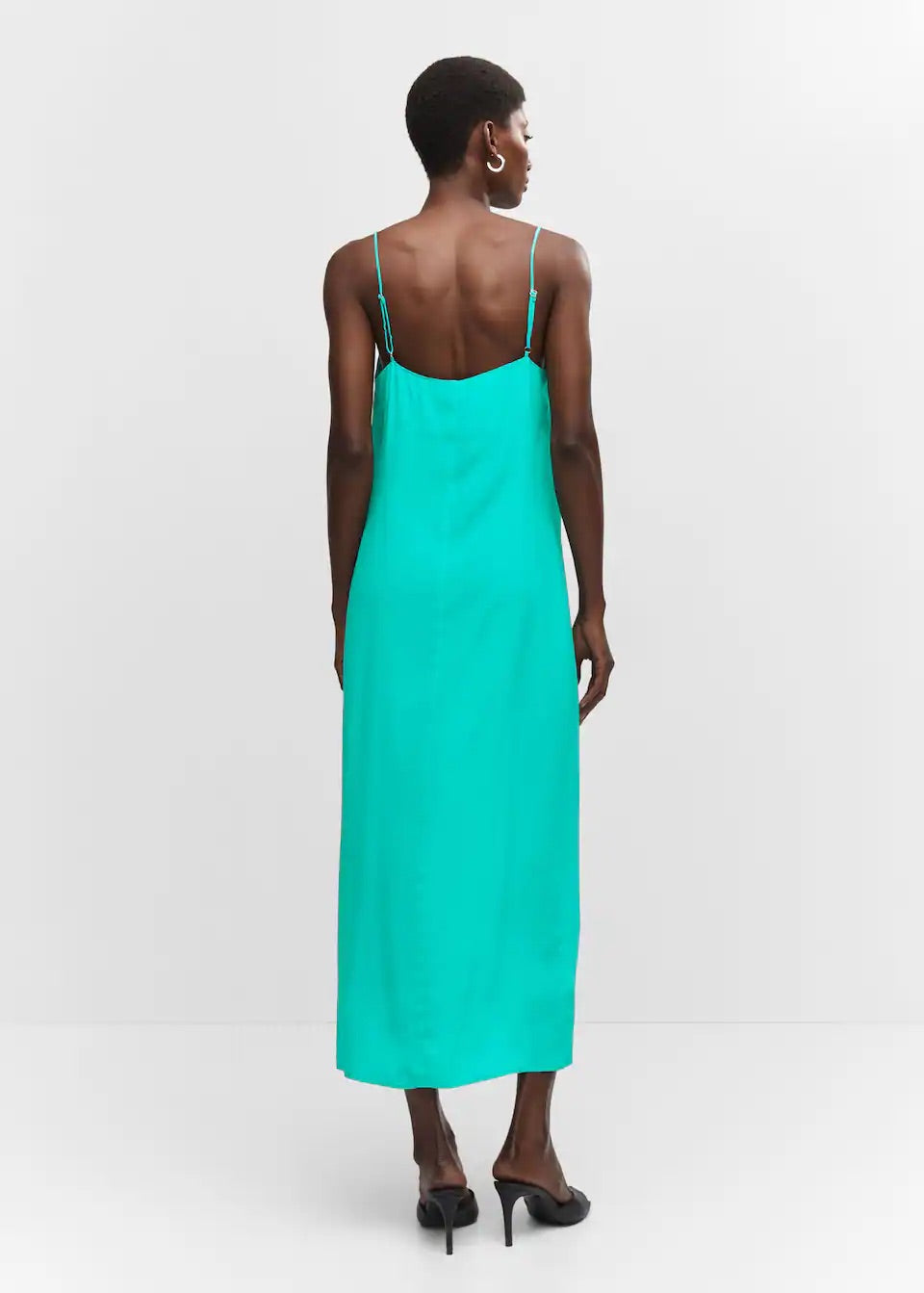 Midi-dress with slit