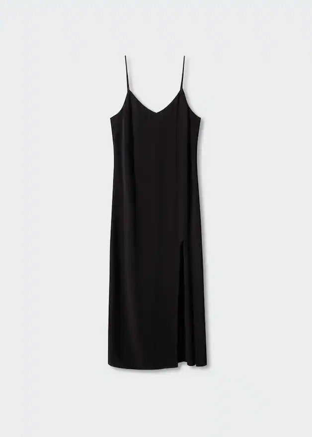 Midi-dress with slit