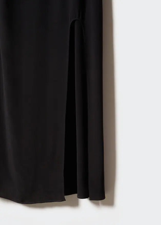 Midi-dress with slit