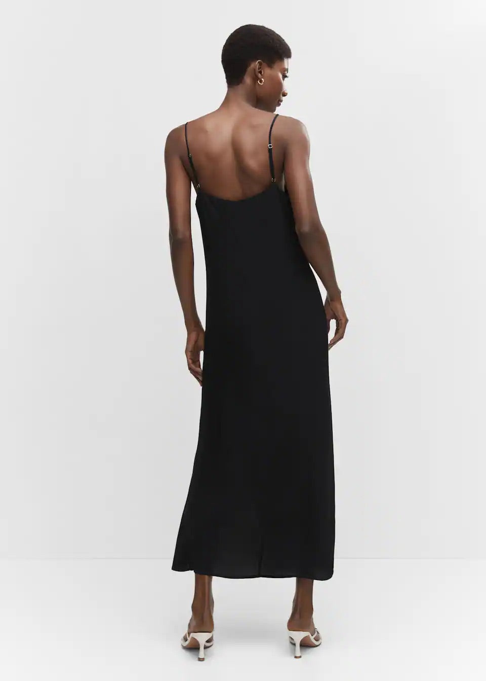 Midi-dress with slit