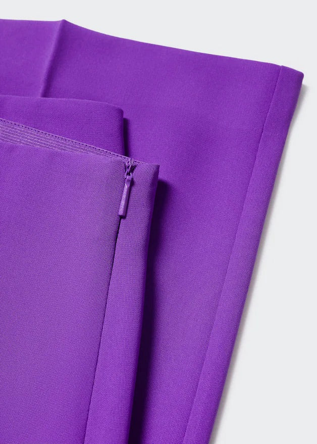 wide leg suit trousers