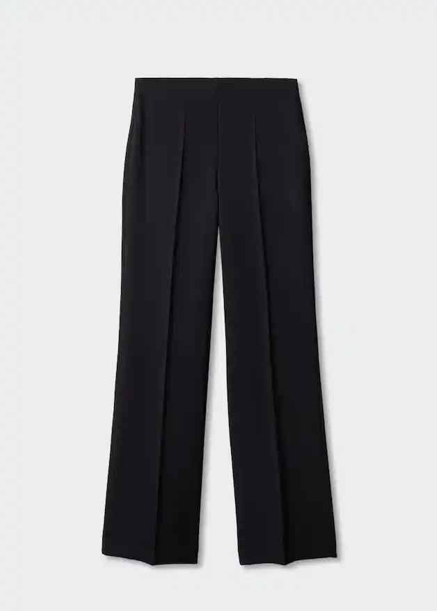 wide leg suit trousers