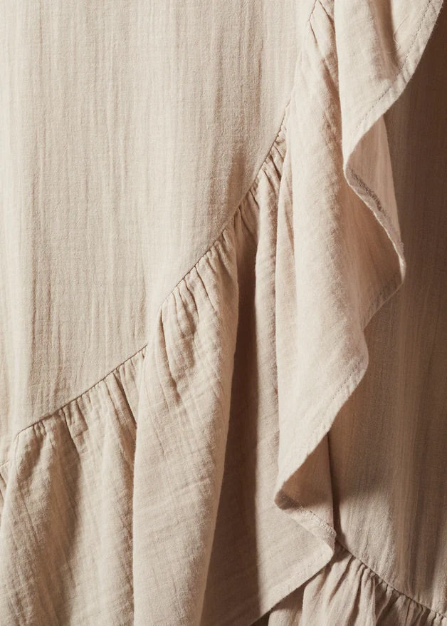 Textured criss-cross skirt