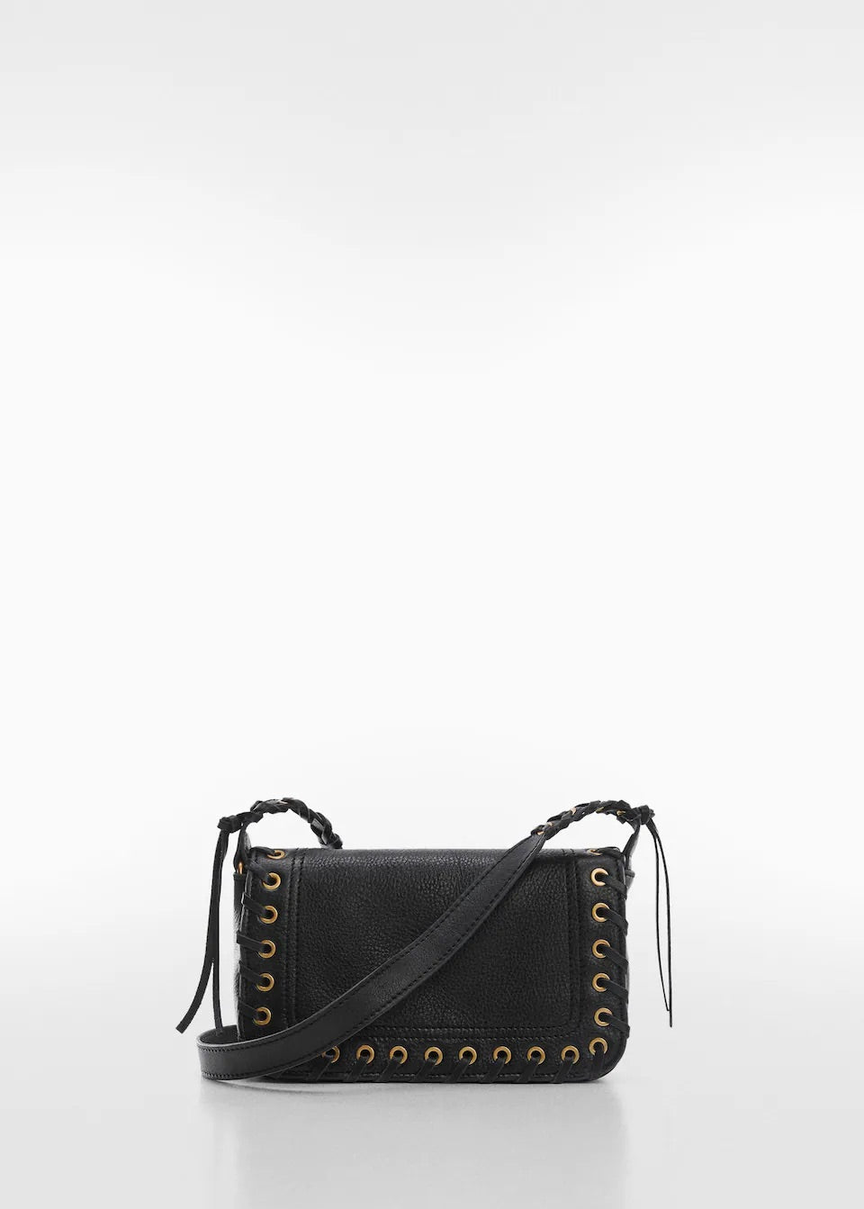 Stud leather bag