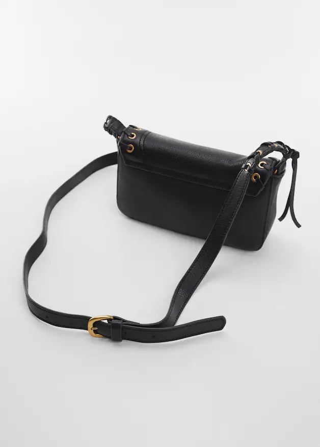 Stud leather bag