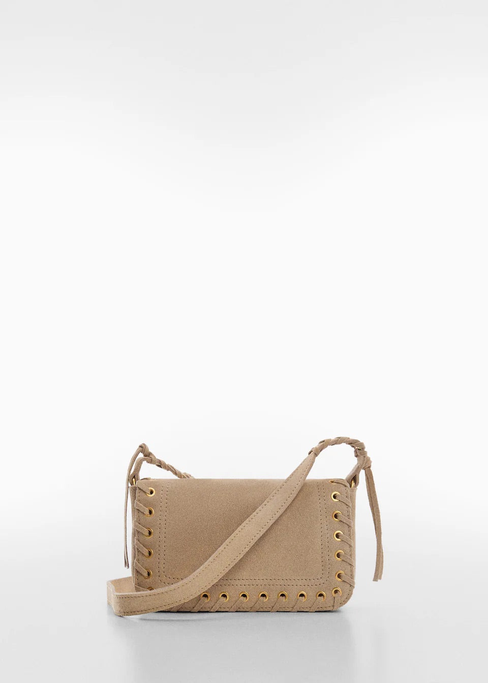 Stud leather bag