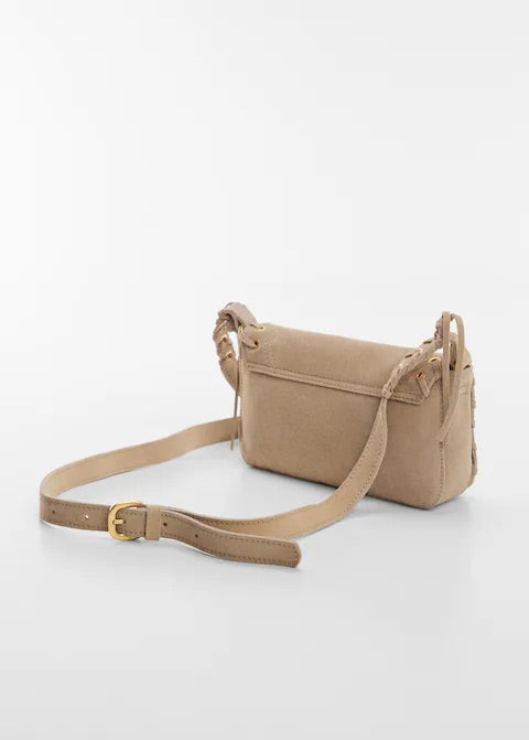 Stud leather bag