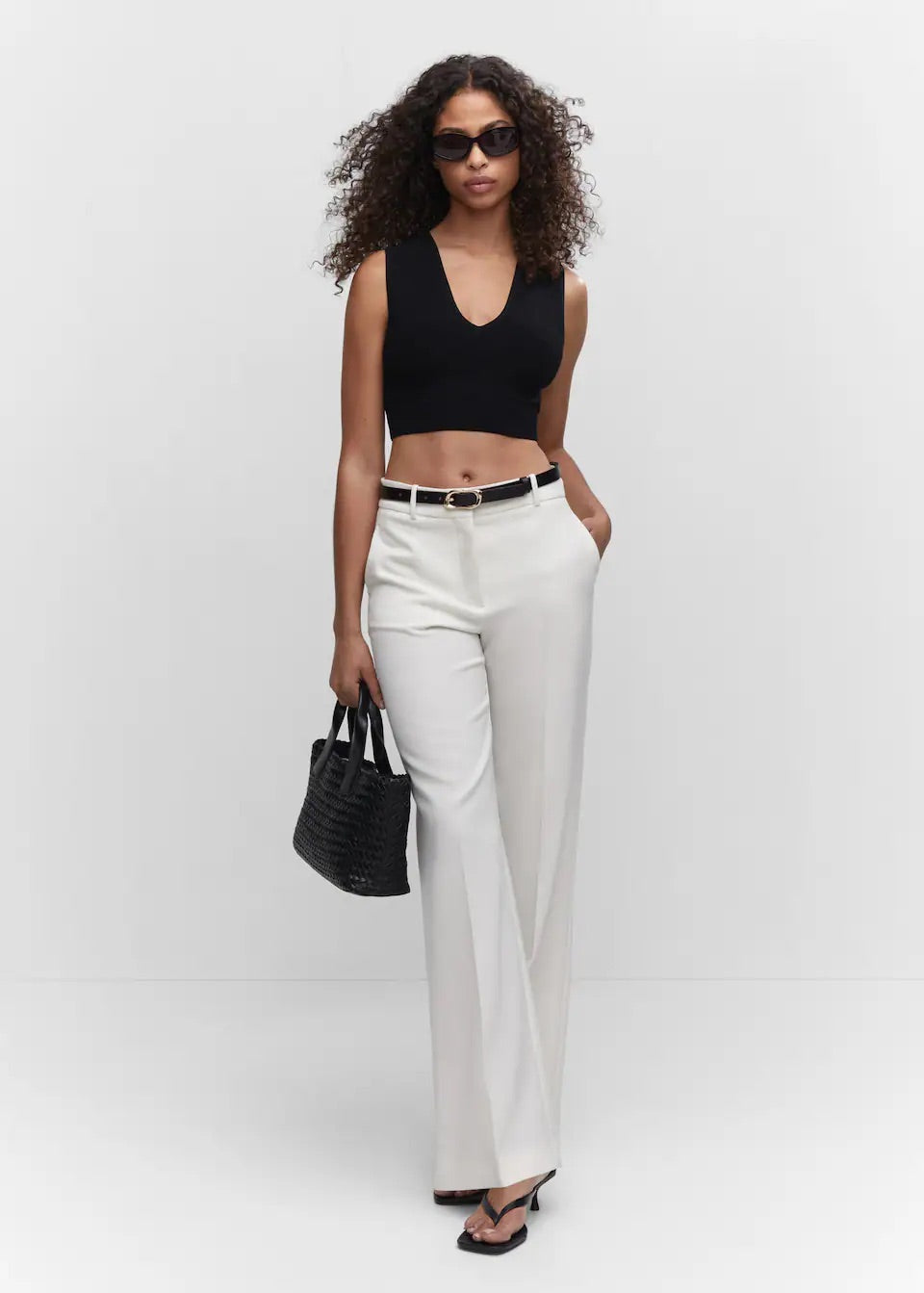 Ribbed crop top