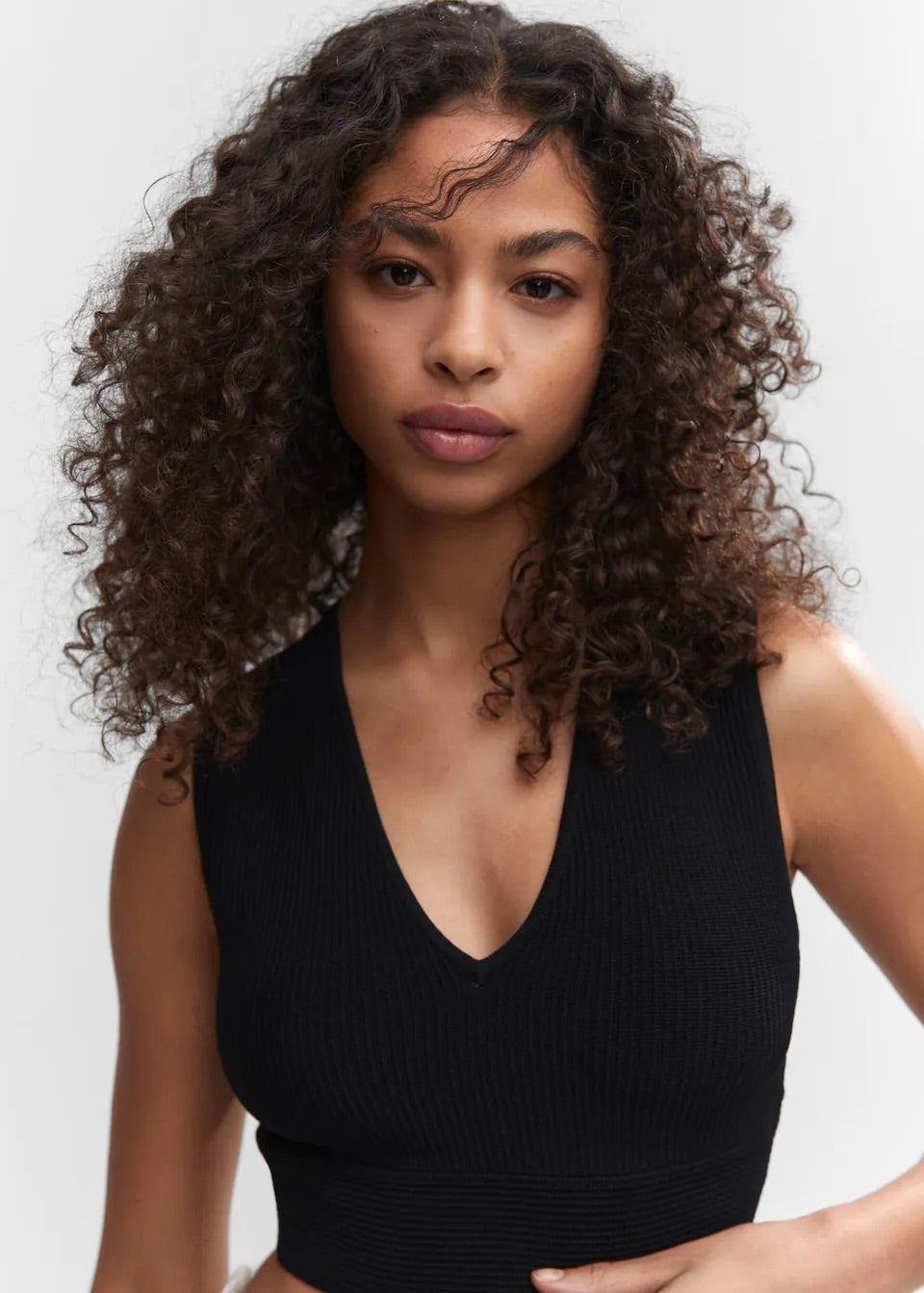 Ribbed crop top
