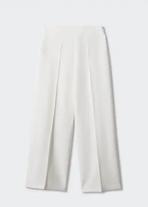 High-waist palazzo trousers