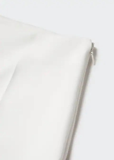 High-waist palazzo trousers