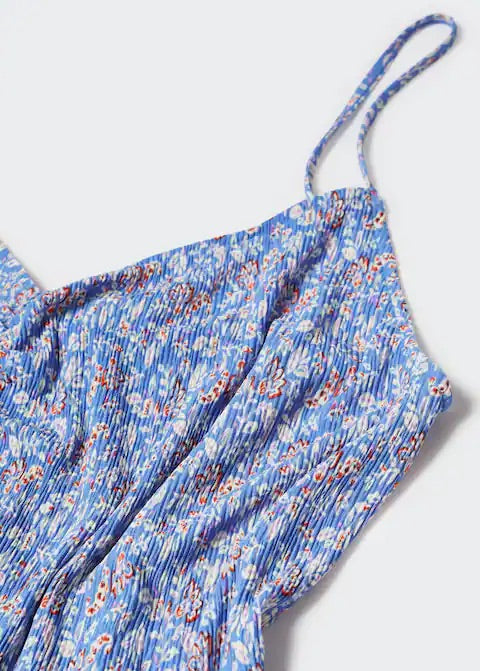 Print ruched top