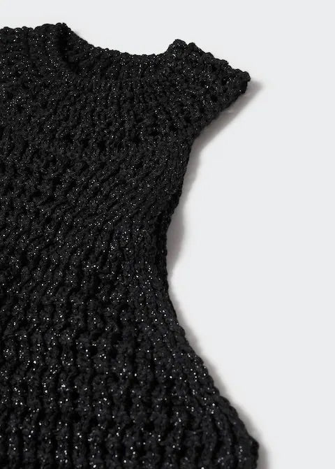 Lurex halter neck top