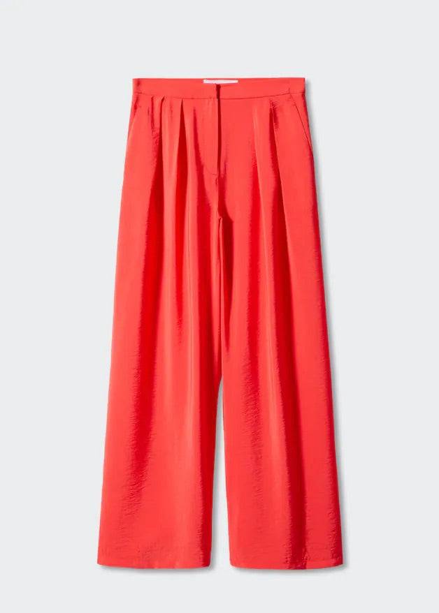 High-rise wideleg trousers