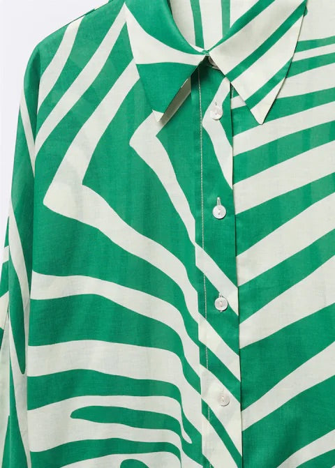 Printed cotton shirt