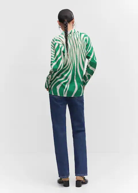 Printed cotton shirt