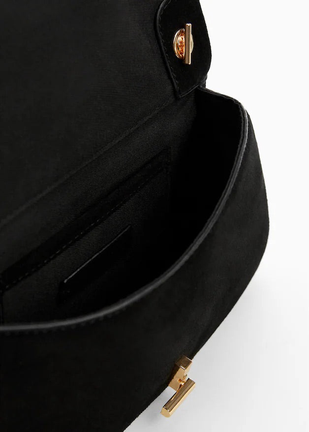 Chain leather bag