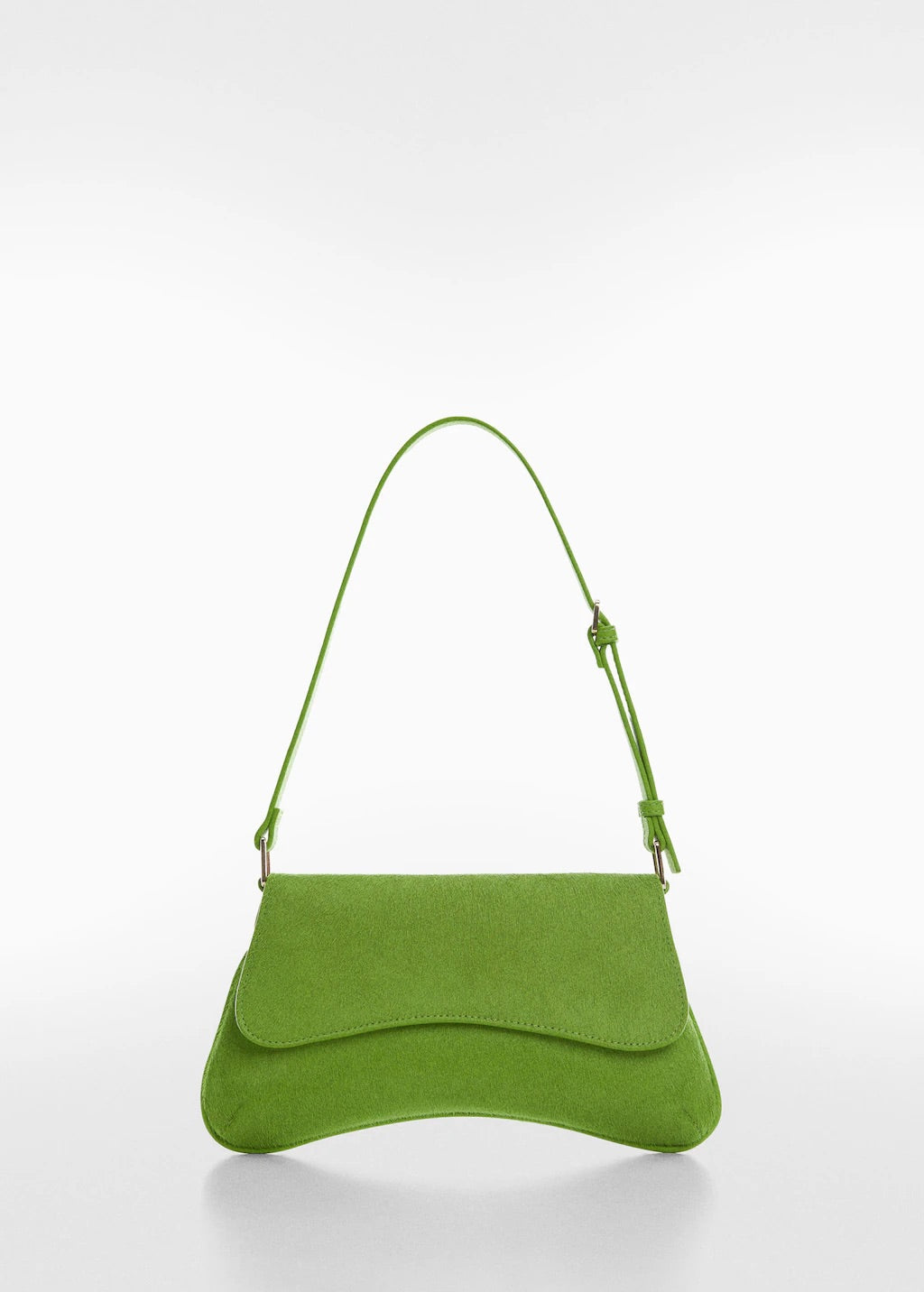 Flap leather bag