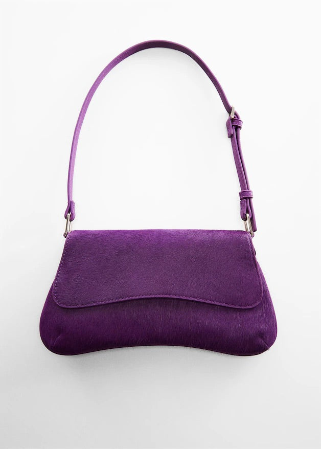 Flap leather bag