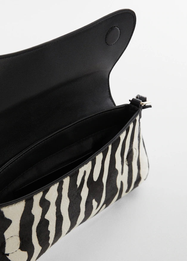 Flap leather bag