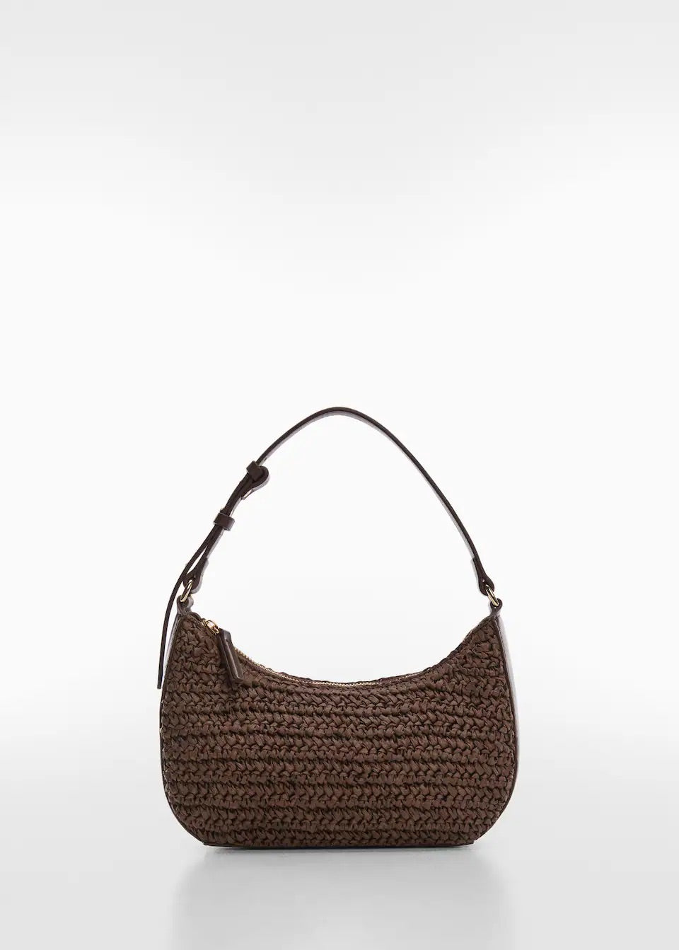 Natural fibre shoulder bag