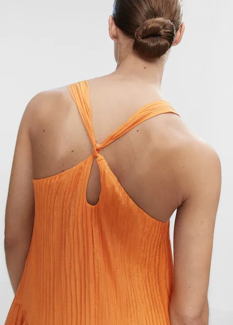 Textured skater dress