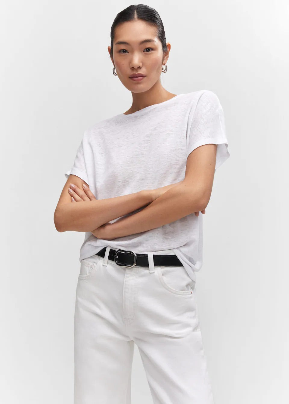 Oversized linen t-shirt