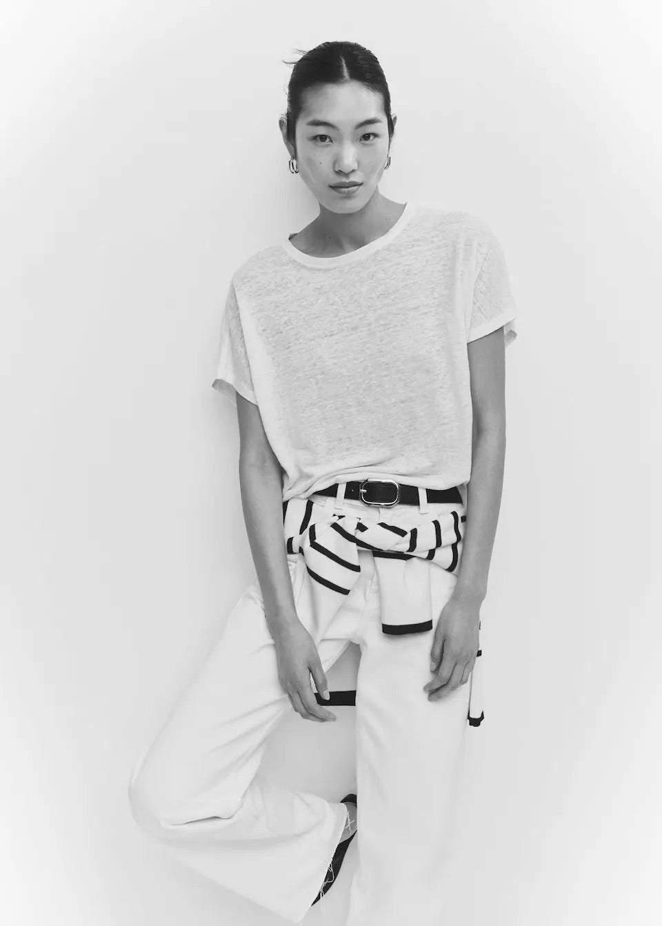 Oversized linen t-shirt