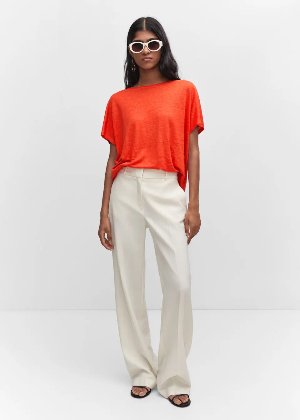Oversized linen t-shirt