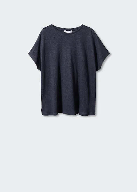 Oversized linen t-shirt