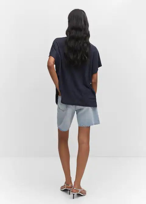 Oversized linen t-shirt