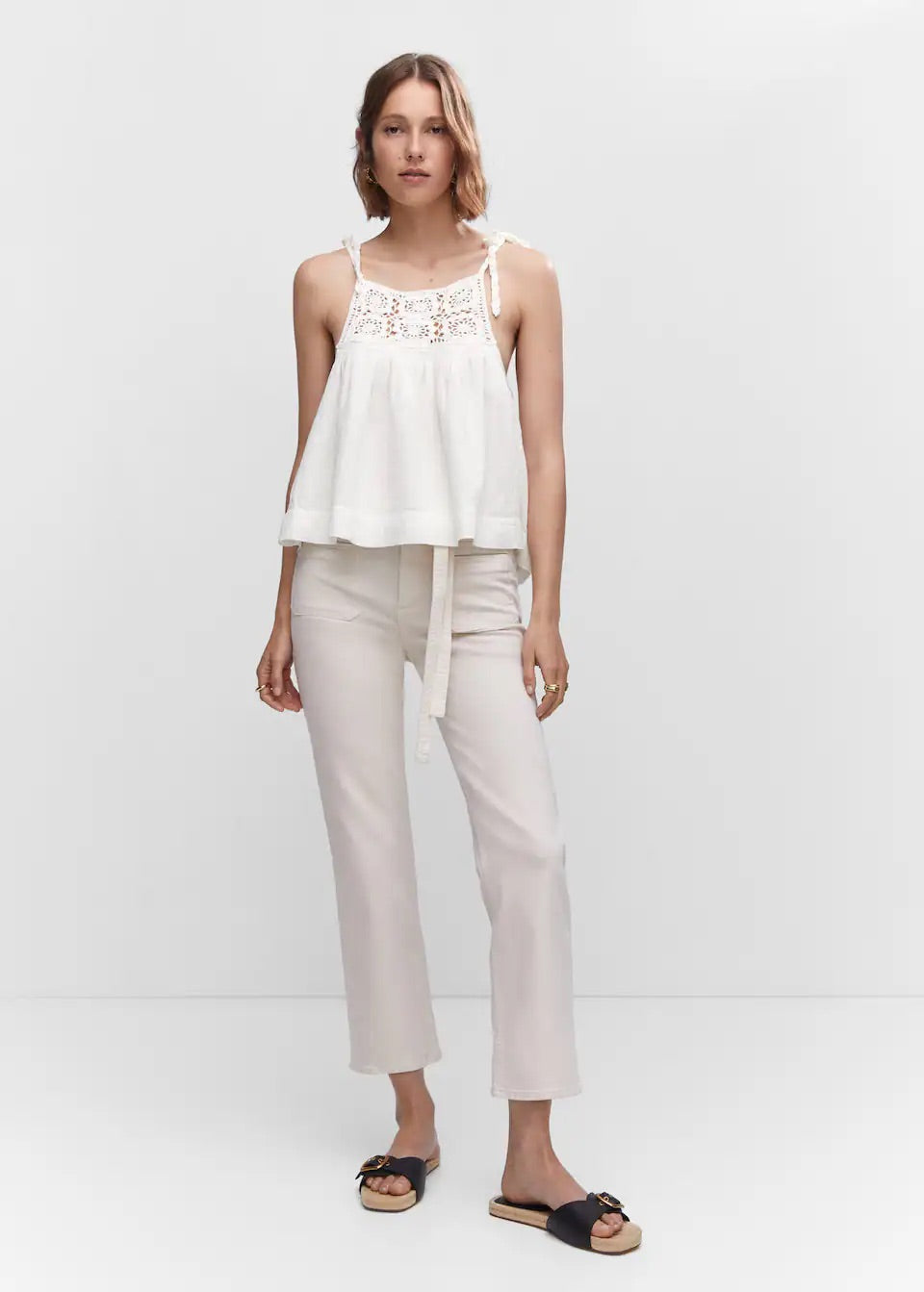 Crochet panel top