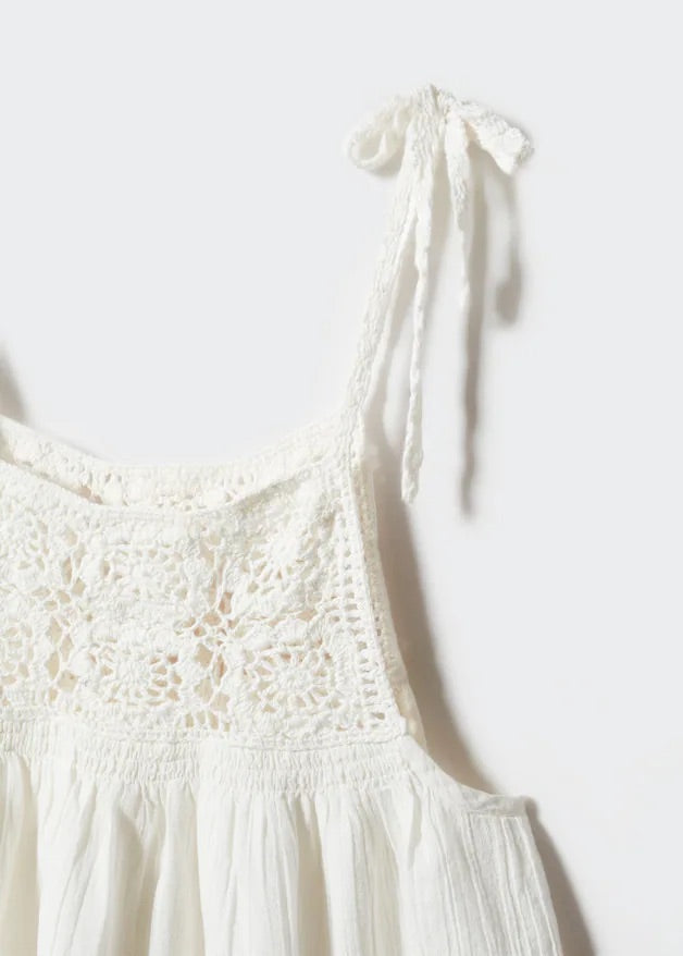 Crochet panel top