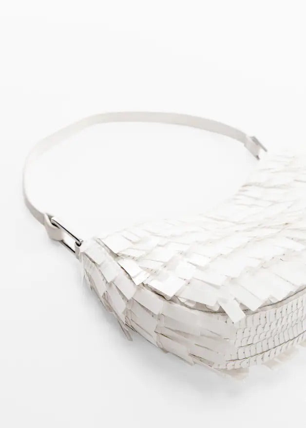 Fringed shoulder bag