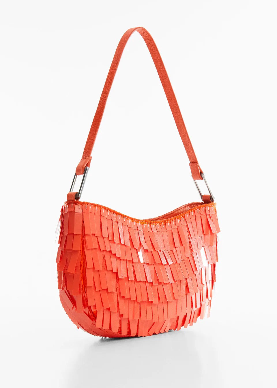 Fringed shoulder bag