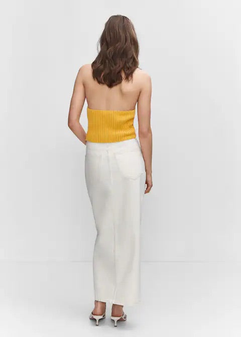 Halter neck crochet top