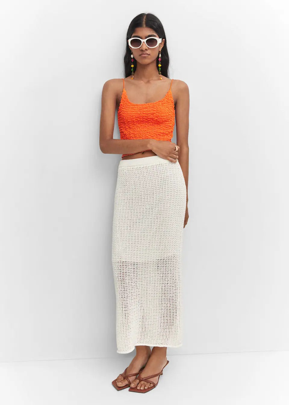 Textured crop top