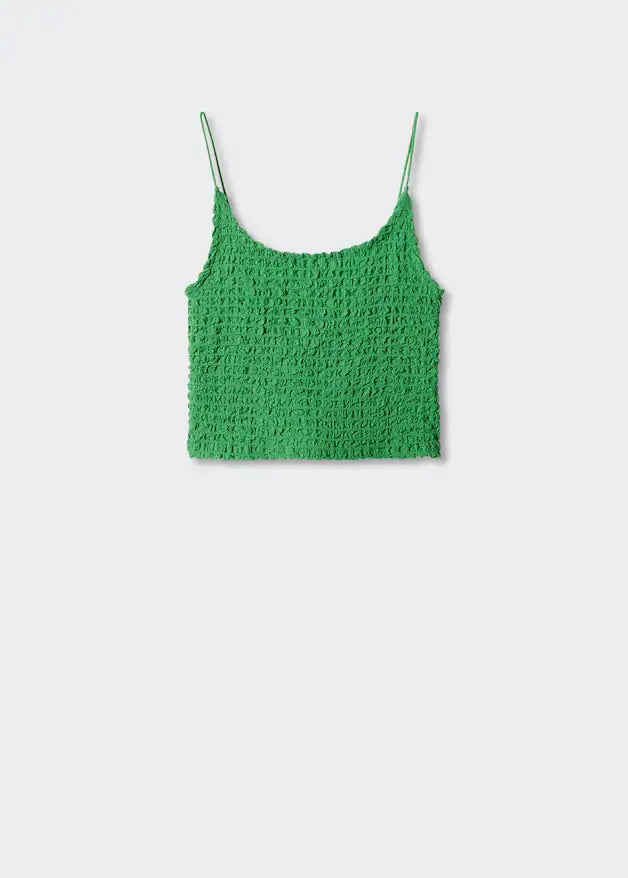 Textured crop top