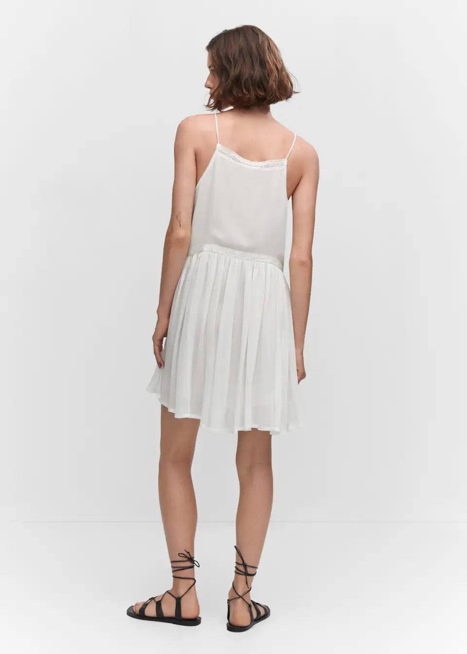 Embroidered detail dress