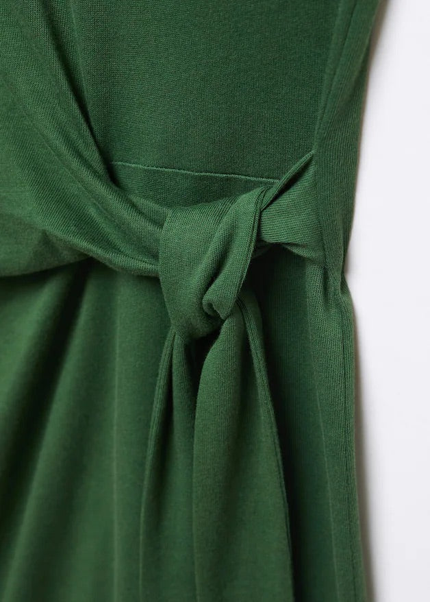 Bow cut-out detail dress