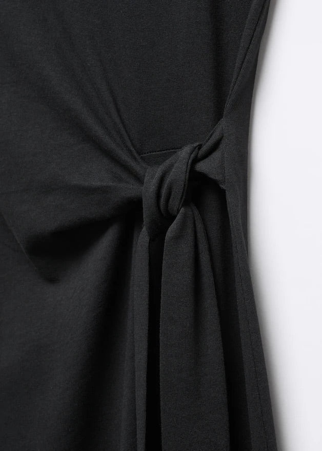 Bow cut-out detail dress
