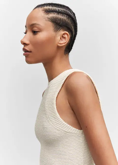 Knitted cropped top
