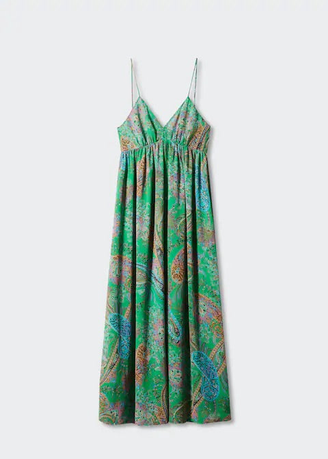 Asymmetric ruffled dress